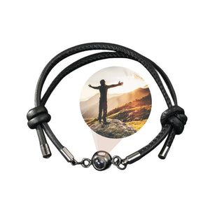 SteelCord Photobracelet™ - Pulsera Personalizada con Foto Proyección