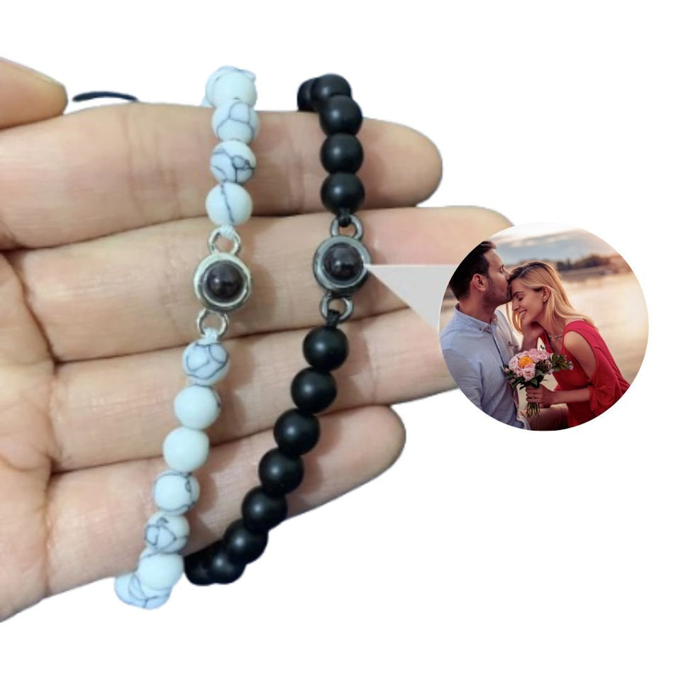 Pack 2 Pulseras - MarbleBeads Photobracelet™ - photobraceletchile