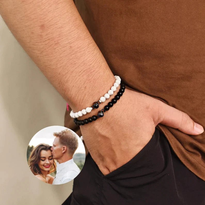 Pack 2 Pulseras - MarbleBeads Photobracelet™ - photobraceletchile